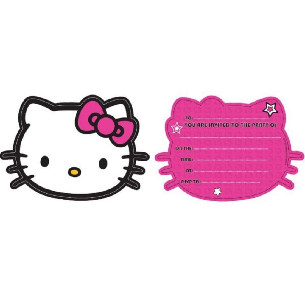 Doc    Hello Kitty Party Invitations Free â Pretty Practical Mom